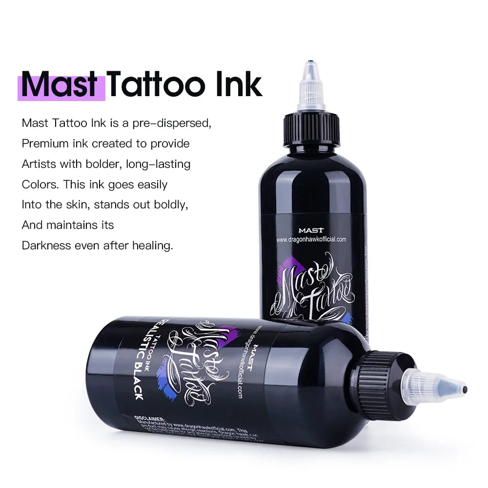 High Quality Mast Tattoo Professional Tattoo Inks Black Pigment Tattoo Artist Ink