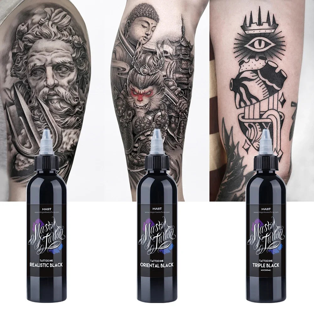 High Quality Professional Tattoo Inks Safe For Body Art Black Pigment Tattoo Artist Ink