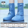 High Top  Shoe Cover Portable Durable Galoshes Water Boot Rain Shoes Protector Reusable Waterproof Rain Shoe Covers With Buttons