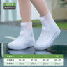 High Top  Shoe Cover Portable Durable Galoshes Water Boot Rain Shoes Protector Reusable Waterproof Rain Shoe Covers With Buttons