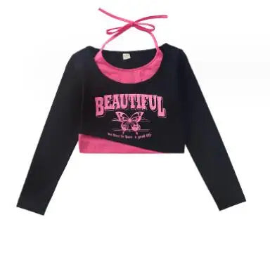 Hip Hop Girls Lovely Crop Top Candy Color Pants Child Street Dance Sweatshirt Streetwear Clothes Sets Kids Jazz Joggers Costumes