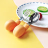 Hippo Snail Whale Silicone Baby Spoon and Fork 316 Stainless Steel Utensil Set Learn To Eat  Tableware Baby Infant Food Feeding