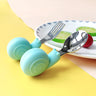 Hippo Snail Whale Silicone Baby Spoon and Fork 316 Stainless Steel Utensil Set Learn To Eat  Tableware Baby Infant Food Feeding