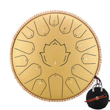 Hluru Glucophone Steel Tongue Drum 13 Inch 15 Notes C Ethereal 12 inch 13 notes Drum Handpan Percussion Musical Instrument