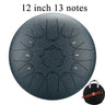 Hluru Glucophone Steel Tongue Drum 13 Inch 15 Notes C Ethereal 12 inch 13 notes Drum Handpan Percussion Musical Instrument