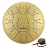 Hluru Glucophone Steel Tongue Drum 8 Inch 11 Notes Key F Ethereal Drum for Beginner Tone Percussion Handpan Tang Drum