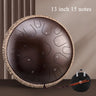 Hluru Glucophone Steel Tongue Drum C 13 inch 15 Notes Ethereal Drum Handpan Percussion Musical Instrument