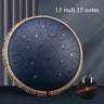 Hluru Glucophone Steel Tongue Drum C 13 inch 15 Notes Ethereal Drum Handpan Percussion Musical Instrument