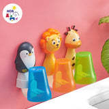 Holder Toothbrush Wall Kidshanging Cup Childbathroom Cartoon Organizer Rinse Mounted Mouth Children S Toothpaste With baby