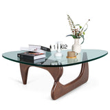 Home Coffee Table Irregular Glass Side Table Modern Simple Dining Table For Bedroom Living Room Furniture Sofa Side Desk Table