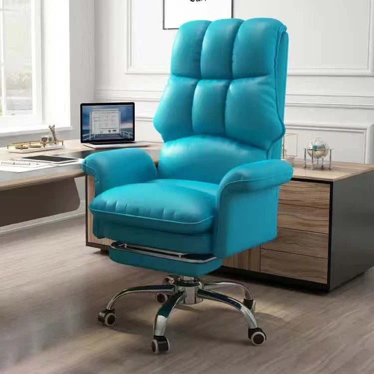 Home Computer Chair Office Chair Gaming Chair Backrest Lifting Swivel Chair Comfortable Long Sitting Executive Chair Sofa Seat