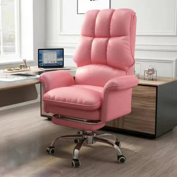 Home Computer Chair Office Chair Gaming Chair Backrest Lifting Swivel Chair Comfortable Long Sitting Executive Chair Sofa Seat