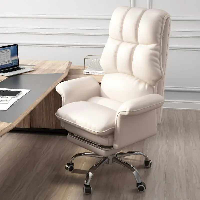 Home Computer Chair Office Chair Gaming Chair Backrest Lifting Swivel Chair Comfortable Long Sitting Executive Chair Sofa Seat