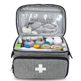 Home Family First Aid Kit Bag Large Capacity Medicine Organizer Box Storage Bag Travel Survival Emergency Empty Portable Home F