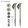 Homful/Hitorhike for Nordic walking sticks camping hiking Ultralight Adjustable Telescopic Alpenstock Trekking Poles climbing