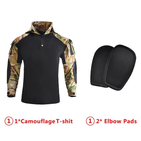 Hooded Tactical Suits Uniform Military Pants Cotton Paintball Airsoft Male Suit Men Clothing Combat Shirts Hiking Shirt