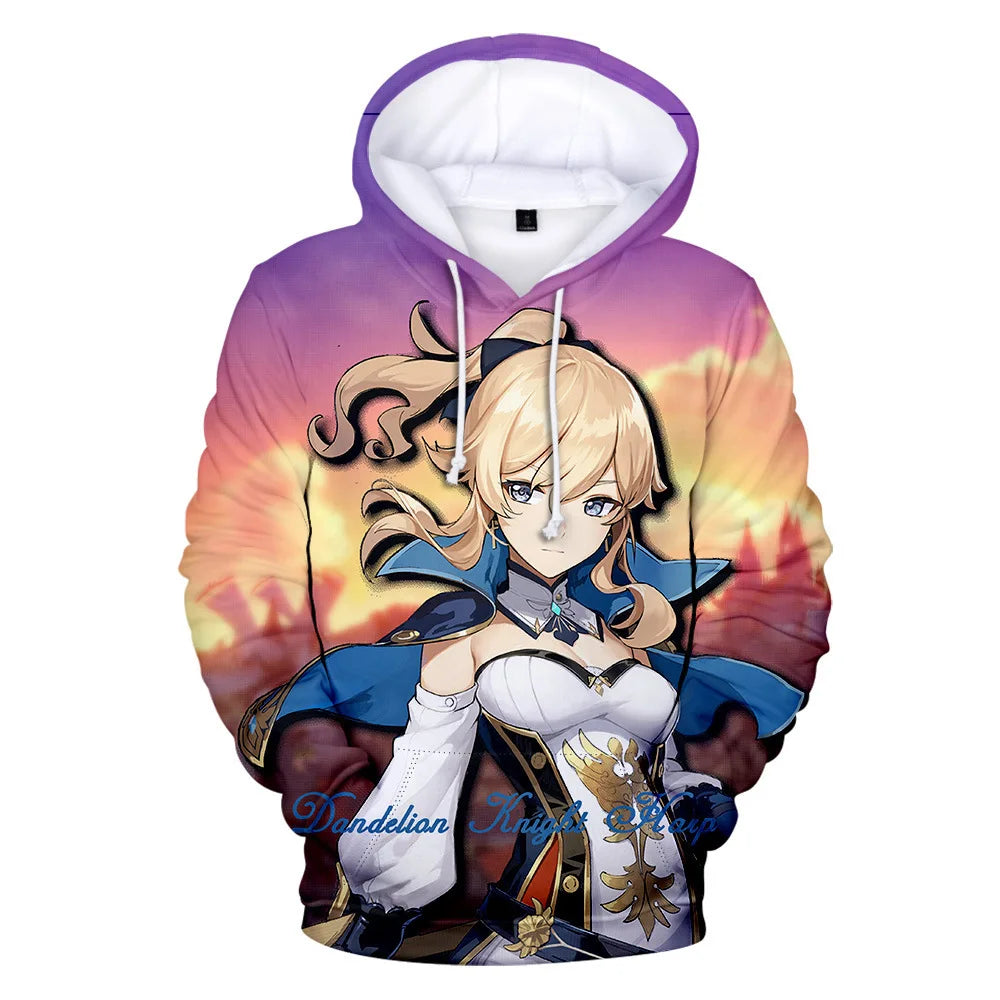 Hot Genshin Impact Anime Game Yoimiya KLEE 3D Printed Hoodie Men Women Hoodies Streetwear Sweatshrits Oversized Fashion Clothes