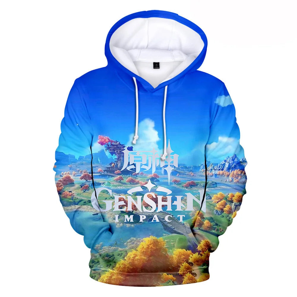 Hot Genshin Impact Anime Game Yoimiya KLEE 3D Printed Hoodie Men Women Hoodies Streetwear Sweatshrits Oversized Fashion Clothes