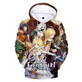 Hot Genshin Impact Anime Game Yoimiya KLEE 3D Printed Hoodie Men Women Hoodies Streetwear Sweatshrits Oversized Fashion Clothes