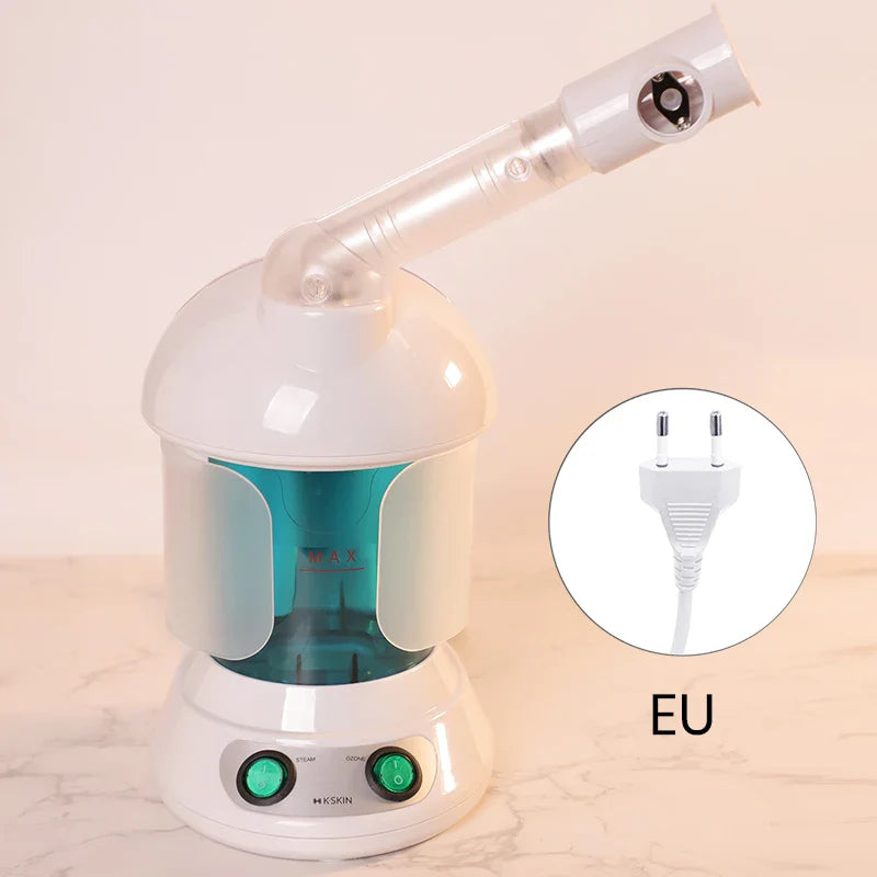 Hot Mist Face Vaporizer Facial Steamer Portable Face Moisturizer Heated Humidifier Evaporator Salon Hydrating Skin Care Tool