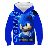 Hot Sale Kid 3D Printed Children's Clothing Kids  Hoodie Boys Girls 4-14Year Sweatshirt Cute Autumn Hoodies Sonic Pullover Coat