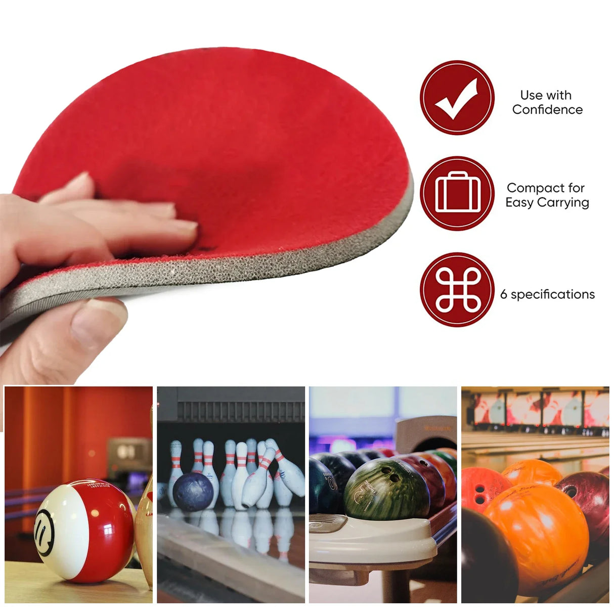 Hot Sale Sanding Bowling Cleaning Professional Bowling Pad Bowling Cleaning Pad 500/1000/1500/2000/3000 For Resurfacing Sanding