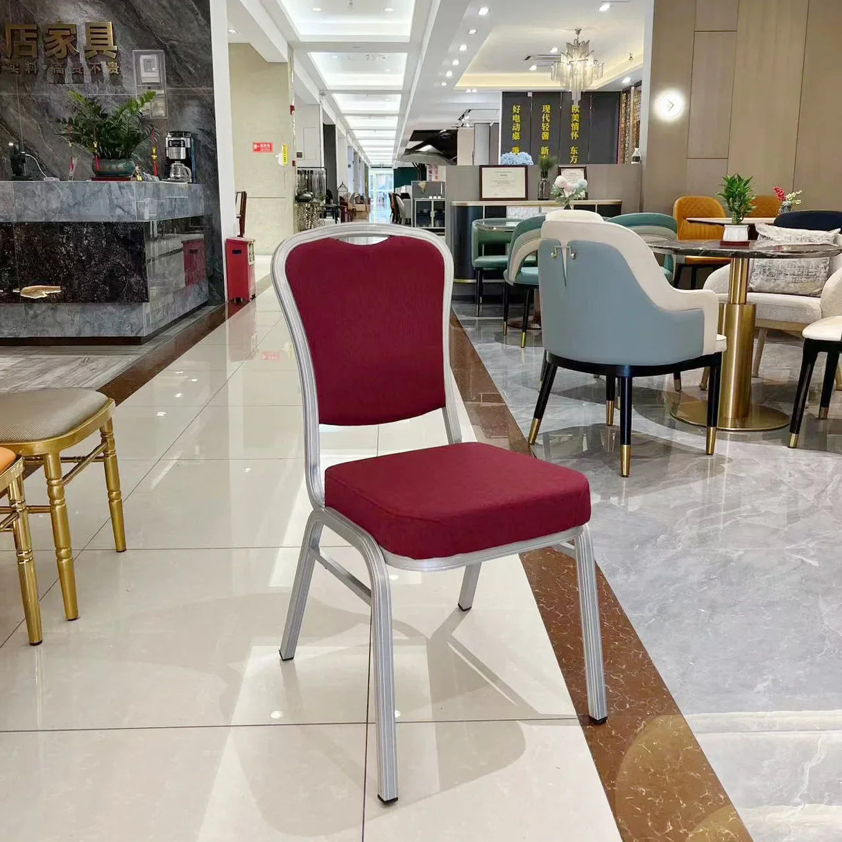 Hotel banquet chairs, wedding halls, conference restaurants, restaurants, dining tables and chairs