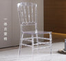 Hotel wedding hall wedding banquet hall transparent crystal chair acrylic pc plastic one bamboo Napoleon chair