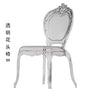 Hotel wedding hall wedding banquet hall transparent crystal chair acrylic pc plastic one bamboo Napoleon chair