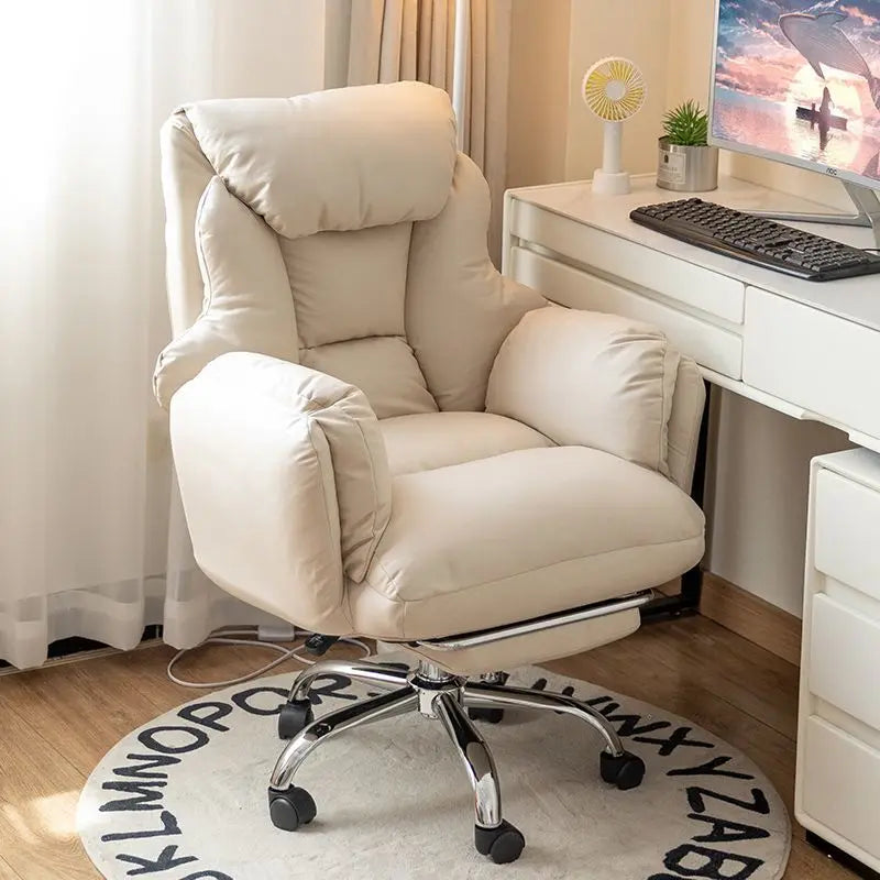 Household Computer Chair Adjustable Office Chairs Rotatable Game Chair iving Room Sofa Deck Chair Study Bedroom Soft Game Chair