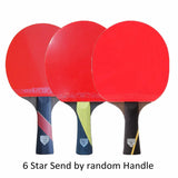 Huieson 2pc Ping Pong Rackets Set 5/6 Star Offensive Table Tennis Racket  with Fine Control