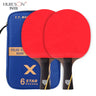 Huieson 2pc Ping Pong Rackets Set 5/6 Star Offensive Table Tennis Racket  with Fine Control