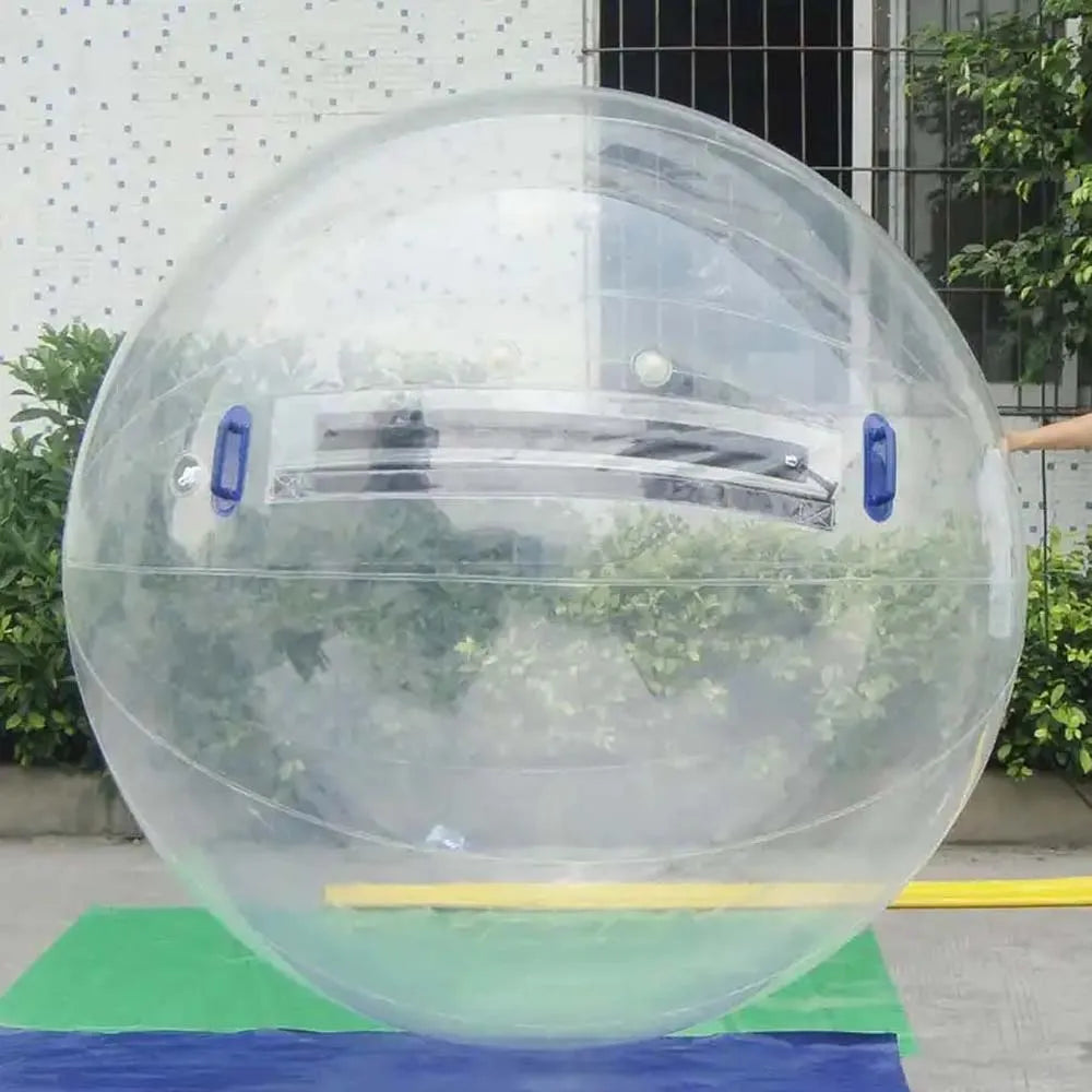 Human Sized 2m PVC Clear Inflatable Water Walking Ball Inflatable Water Zorbing Roller Balls Giant Balloon For Swimming Pool