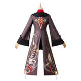 Hutao Cosplay Genshin Impact Hutao Cosplay Costume Hu Tao Chinese Style Clothing Uniform Wig Halloween Party Clothes Costumes