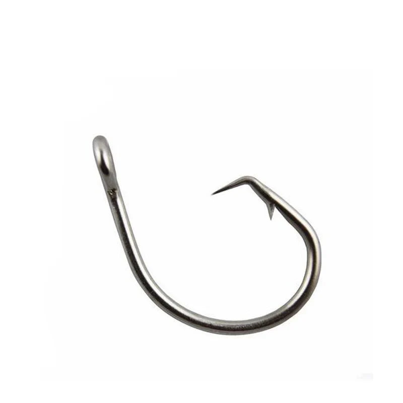 Hyaena 100pcs 39960 Stainless Steel Fishing Hooks Big Game Fish Tuna Circle Bait Fishhooks Size 8/0-15/0