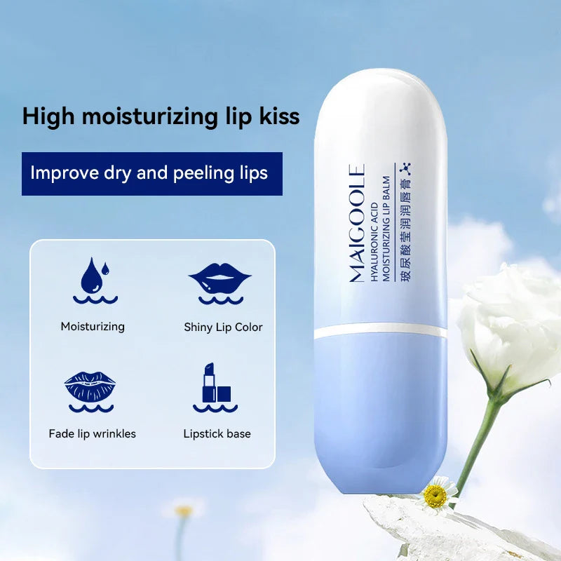 Hyaluronic Lip Balm Acid Remove Dark Whitening Moisturizing Cream Exfoliating Dead Skin Lightening Pigment Lip Care Health