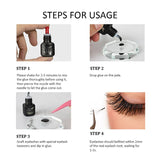 IGLUE Lady Black Glue For Fake Eyelash False Extension Supplies Glue 5ml Black Cap Adhesive Makeup Beauty Tool Korea Lava Lash