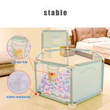 IMBABY Baby Playpen Balls Pool Playpen for Children Basketball Baby Activity Fence Safety Barrier Ball Pit Baby Playground