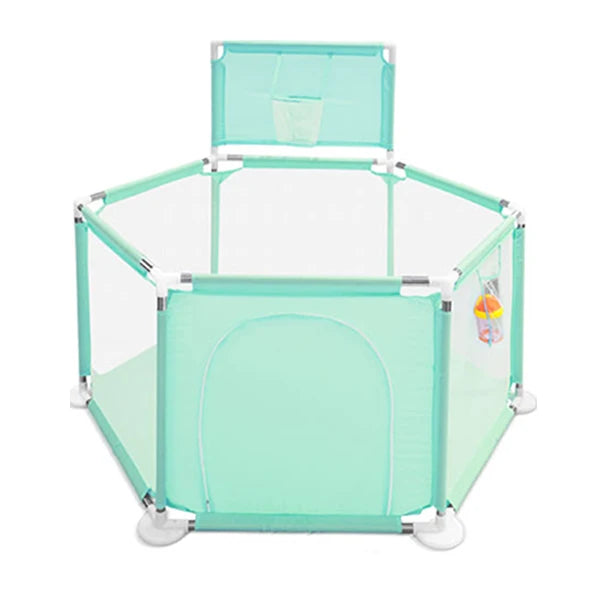 IMBABY Baby Playpen Balls Pool Playpen for Children Basketball Baby Activity Fence Safety Barrier Ball Pit Baby Playground