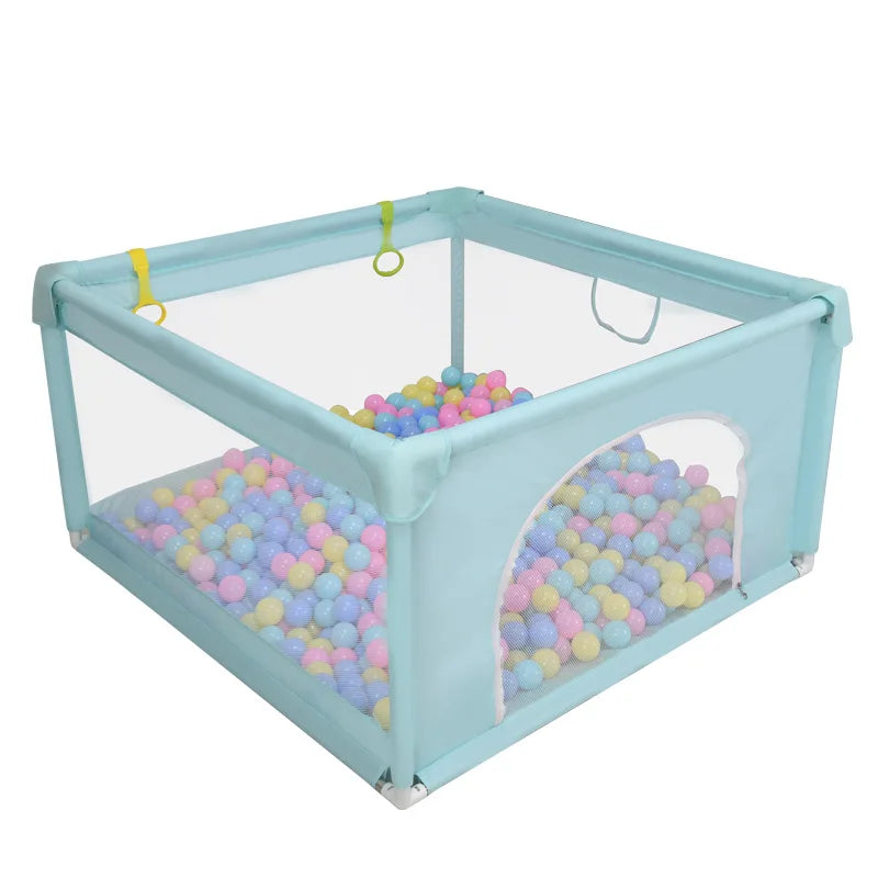 IMBABY Playpen For Children With Pull rings For Free Kids Fence Safety Barrier Balls Pit Baby Dry Pool Crawling Playground