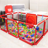 IMBABY baby playpens Large Size Baby Playground Infant Safety Barriers Dry Balls Pool Newborn Stocking Activity Game Park