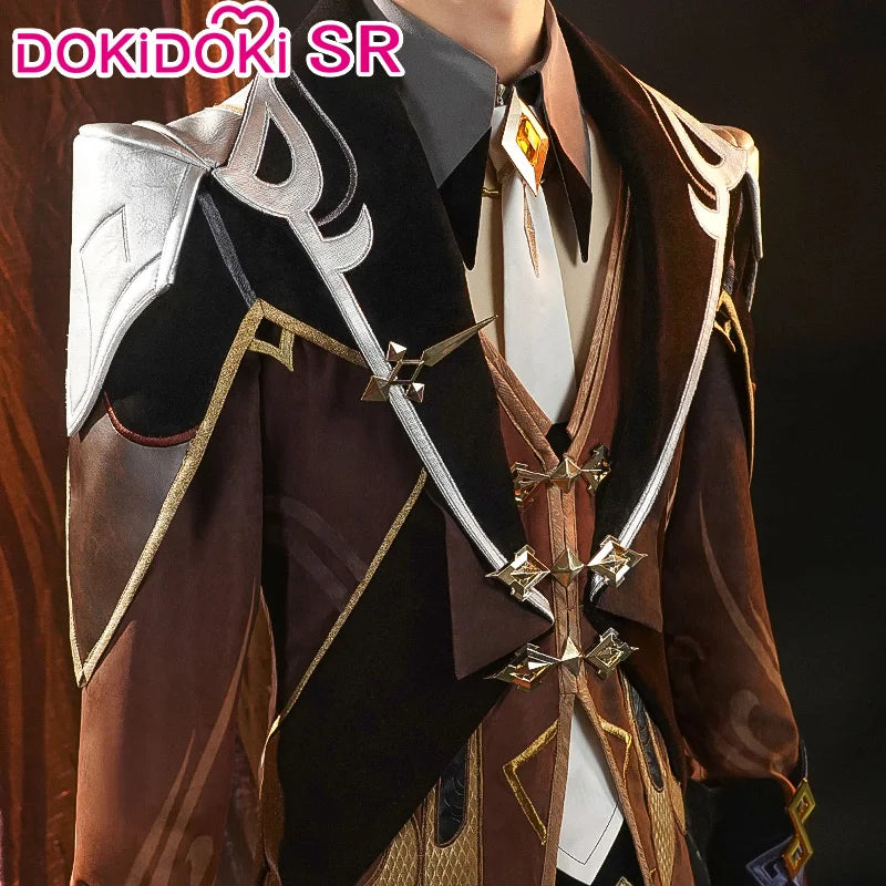 IN STOCK Zhongli Cosplay Costume Game Genshin Impact【S-3XL】DokiDoki-SR Zhong Li Inflatable Suit Plus Size