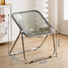 INS Style Folding Chair Korean Simple Creative Acrylic Chair Designer Leisure Chair Coffee Shop Dining Chair