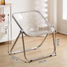 INS Style Folding Chair Korean Simple Creative Acrylic Chair Designer Leisure Chair Coffee Shop Dining Chair