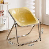 INS Style Folding Chair Korean Simple Creative Acrylic Chair Designer Leisure Chair Coffee Shop Dining Chair