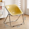 INS Style Folding Chair Korean Simple Creative Acrylic Chair Designer Leisure Chair Coffee Shop Dining Chair