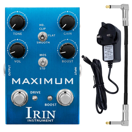 IRIN AN-41 Electric Guitar Effects Pedal MAXIMUM Overdrive Pedal Wild Overdrive Distortion Effect Effector Guitar Accessory