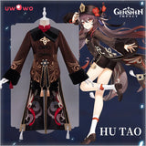 In Stock UWOWO Hu Tao Cosplay Game Genshin Impact HuTao Cosplay Costume Liyue Hu Tao Cosplay Outfit Costume Play Chinese Style