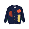 In stock! Children's Sweater 23 Autumn/Winter BC Girls' Cartoon Color Block Pullover Vest Cardigan Boys' V-neck Knit