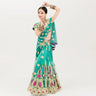 Indian Dance Costume Boutique Embroidery Lenhana Kali Punjab Bollywood Performance Dress Katak Women